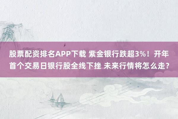 股票配资排名APP下载 紫金银行跌超3%！开年首个交易日银行股全线下挫 未来行情将怎么走？