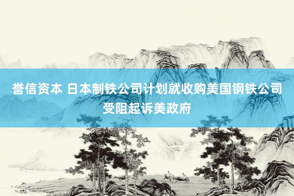 誉信资本 日本制铁公司计划就收购美国钢铁公司受阻起诉美政府