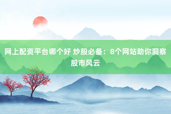 网上配资平台哪个好 炒股必备：8个网站助你洞察股市风云