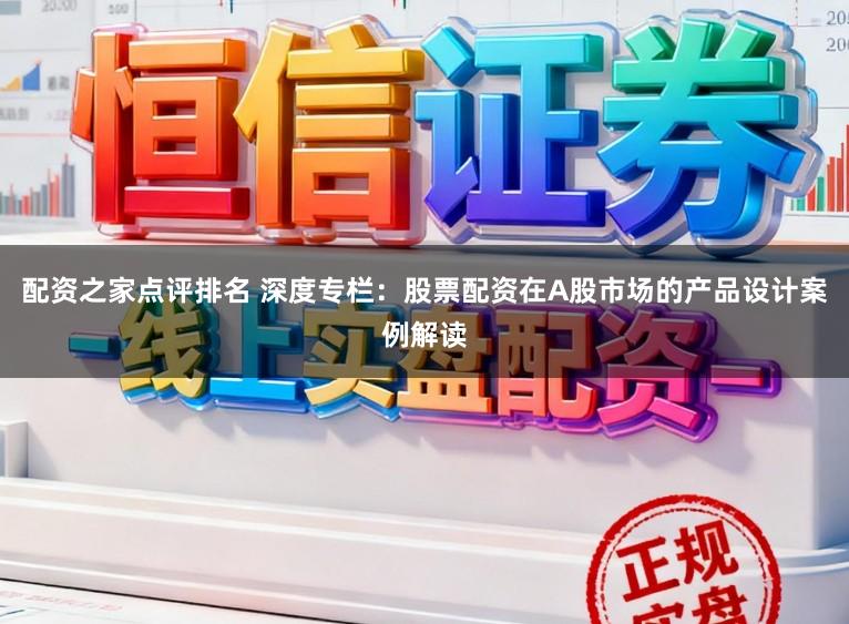 配资之家点评排名 深度专栏:股票配资在A股市场的产品设计案例解读