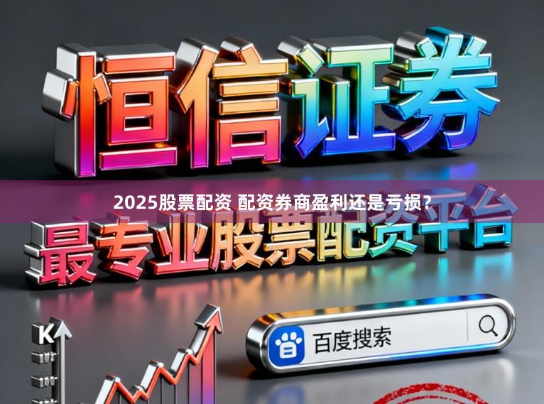 2025股票配资 配资券商盈利还是亏损？